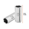 101011.2 101011 - Dado largo de 23 mm, 6 puntas, cuadro 1/2", Truper