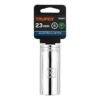 101011.3 101011 - Dado largo de 23 mm, 6 puntas, cuadro 1/2", Truper