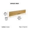 101019 - Barra extensible de 1.3 a 2.1 m reflejante para conos