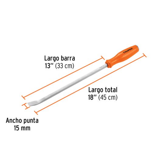 101060 - Barra de palanca de 18", Truper