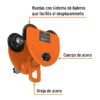 101075.1 101075 - Trole de carga 1/2 ton para vigas IPS e IPR, ajustable