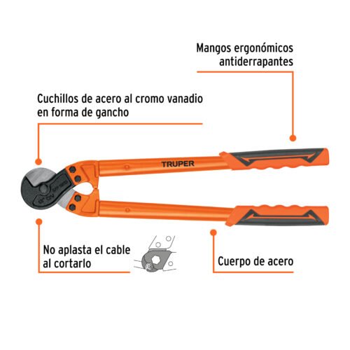 101098 - Cortador de 18" de cable y alambre, Truper