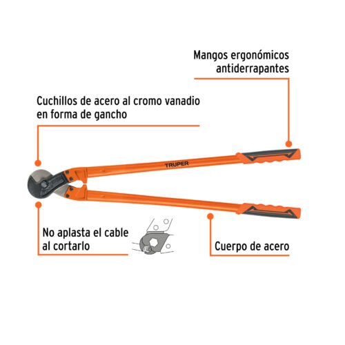 101099 - Cortador de 32" de cable y alambre, Truper