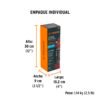 101172.4 101172 - Extintor portátil recargable 0.5 kg, polvo tipo ABC, Truper