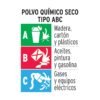 101173 - Extintor portátil desechable 300 g, polvo tipo ABC, Truper