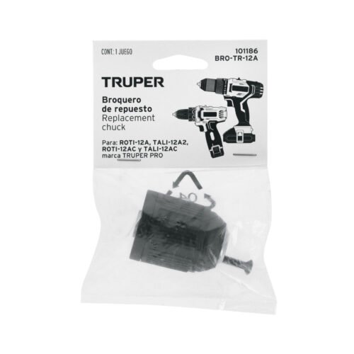 101186.2 101186 - Broquero 3/8" sin llave, para máquinas inalámbricas, TRUPER