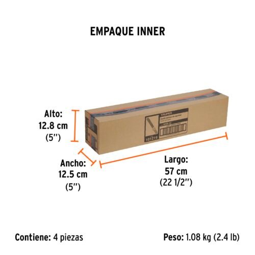 101219 - Bastón luminoso de 53 cm con luz LED y clip para cinturón