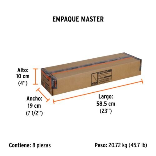 101230 - Cincel de punta zanco hexagonal de 20", Truper