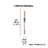 101231 - Cincel plano zanco hexagonal de 1-3/8" x 20", Truper