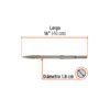 101236 - Cincel de punta SDS max de 16", Truper