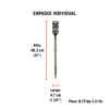 101236 - Cincel de punta SDS max de 16", Truper