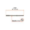 101237 - Cincel plano SDS max 1" x 16", Truper