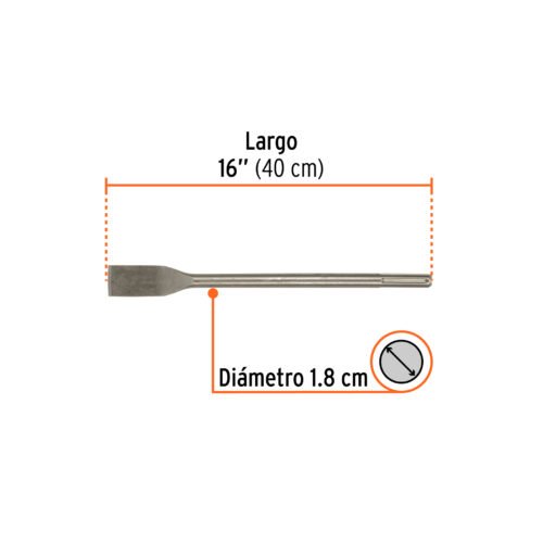 101238 - Cincel para azulejo SDS max 1-1/2" x 16", Truper