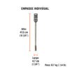 101239 - Cincel hueco para acanalado SDS max 7/8" x 16", Truper