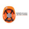 101256.1 101256 - Casco de seguridad ventilado, ajuste de matraca, naranja