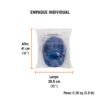101259 - Casco de seguridad ventilado, ajuste de matraca, azul