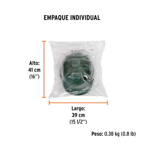 101270 - Casco de seguridad ventilado, ajuste de matraca, verde