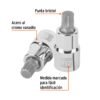 101274 - Dado punta corta bristol M12, cuadro 1/2", Truper