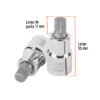 101274 - Dado punta corta bristol M12, cuadro 1/2", Truper