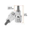 101294 - Dado punta corta bristol M8, cuadro 1/2", Truper