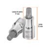 101295 - Dado punta corta bristol M10, cuadro 1/2", Truper