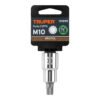 101295 - Dado punta corta bristol M10, cuadro 1/2", Truper