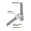 101302 - Dado punta larga bristol M12, cuadro 1/2", Truper