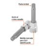 101303 - Dado punta larga bristol M14, cuadro 1/2", Truper