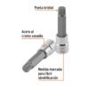 101304.1 101304 - Dado punta larga bristol M16, cuadro 1/2", Truper
