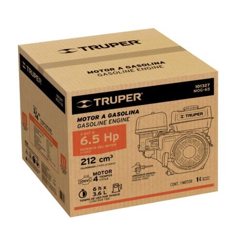 101327 - Motor a gasolina 6.5 HP, Truper
