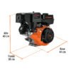 101328 - Motor a gasolina 9 HP, Truper