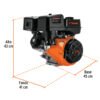 101329 - Motor a gasolina 13 HP, Truper
