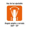 101381 - Linterna LED recargable, de aluminio, 340 lm, TRUPER