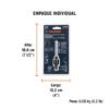 101390.2 101390 - Mandril para brocasierra diamante con rosca 3/8", Truper