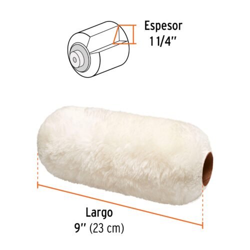 101393.2 101393 - Felpa para rodillo 9x1-1/4" superficies extrarrugosas,EXPERT