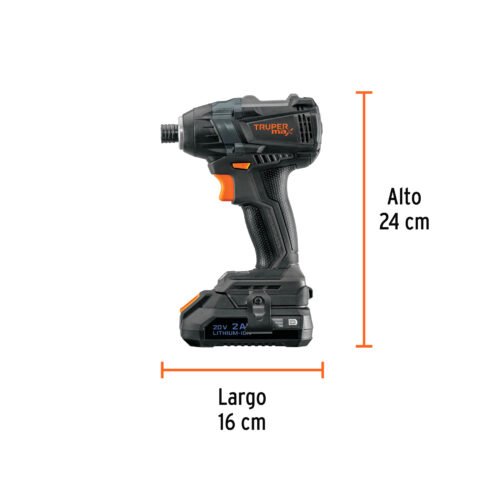 101402 - Destornillador de impacto, 20V, 2 baterías 2Ah, MAX