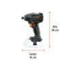 101406 - Destornillador de impacto, 20V, sin accesorios, MAX