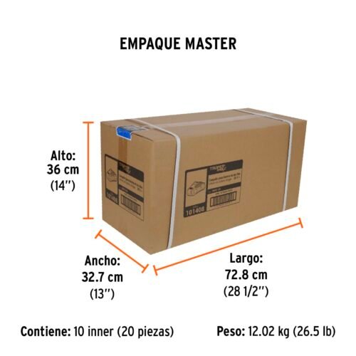 101408 - Cargador de baterías de ion litio 20V, TRUPER MAX