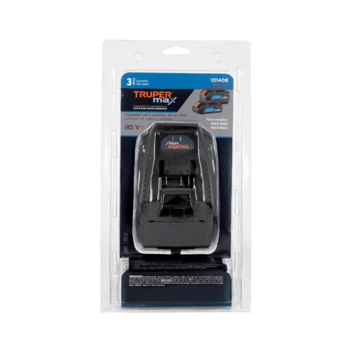 101408 - Cargador de baterías de ion litio 20V, TRUPER MAX
