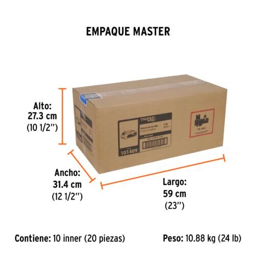 101409 - Batería ion litio, 20V, 2 Ah, TRUPER MAX