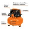 101428.1 101428 - Kit Compresor s/aceite,24L,mang. y pistola grav,127V, TRUPER