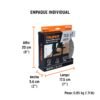 101444 - Rollo de 18m de cinta antiderrapante negra 50mm con abrasivo