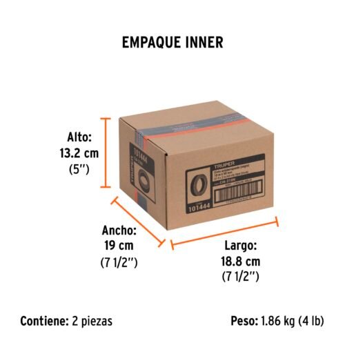 101444 - Rollo de 18m de cinta antiderrapante negra 50mm con abrasivo