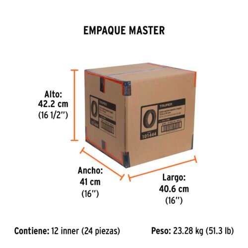 101444 - Rollo de 18m de cinta antiderrapante negra 50mm con abrasivo