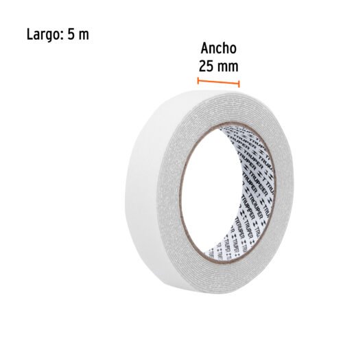 101445 - Rollo 5 m cinta antiderrapante transp. 25mm p/áreas húmedas