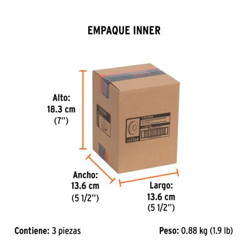 101450.4 101450 - Rollo de 5 m cinta antiderrapante fotolumini. 50 mm abrasivo