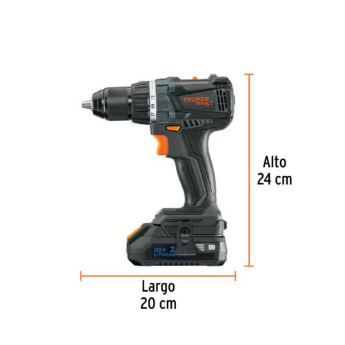 101452 - Taladro 1/2", 20V, 2 baterías 2Ah, MAX