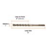 101460 - Broca SDS Ma x de 1 x 13", Truper