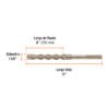 101463 - Broca SDS Ma x de 1-1/8 x 13", Truper