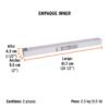 101464 - Broca SDS Ma x de 1-1/8 x 21", Truper